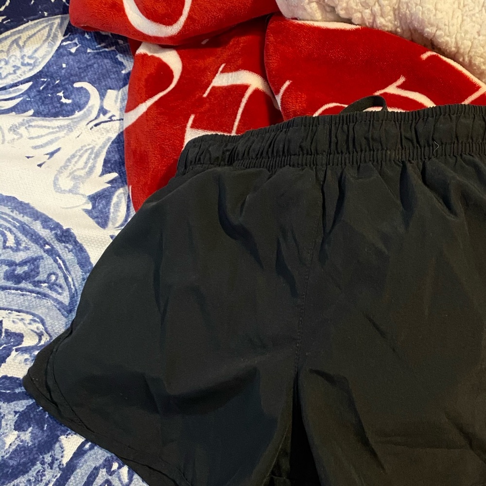 black nike shorts